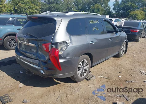 2019 Nissan Pathfinder Sl из США, поврежденный, VIN 5N1DR2MM8KC585665